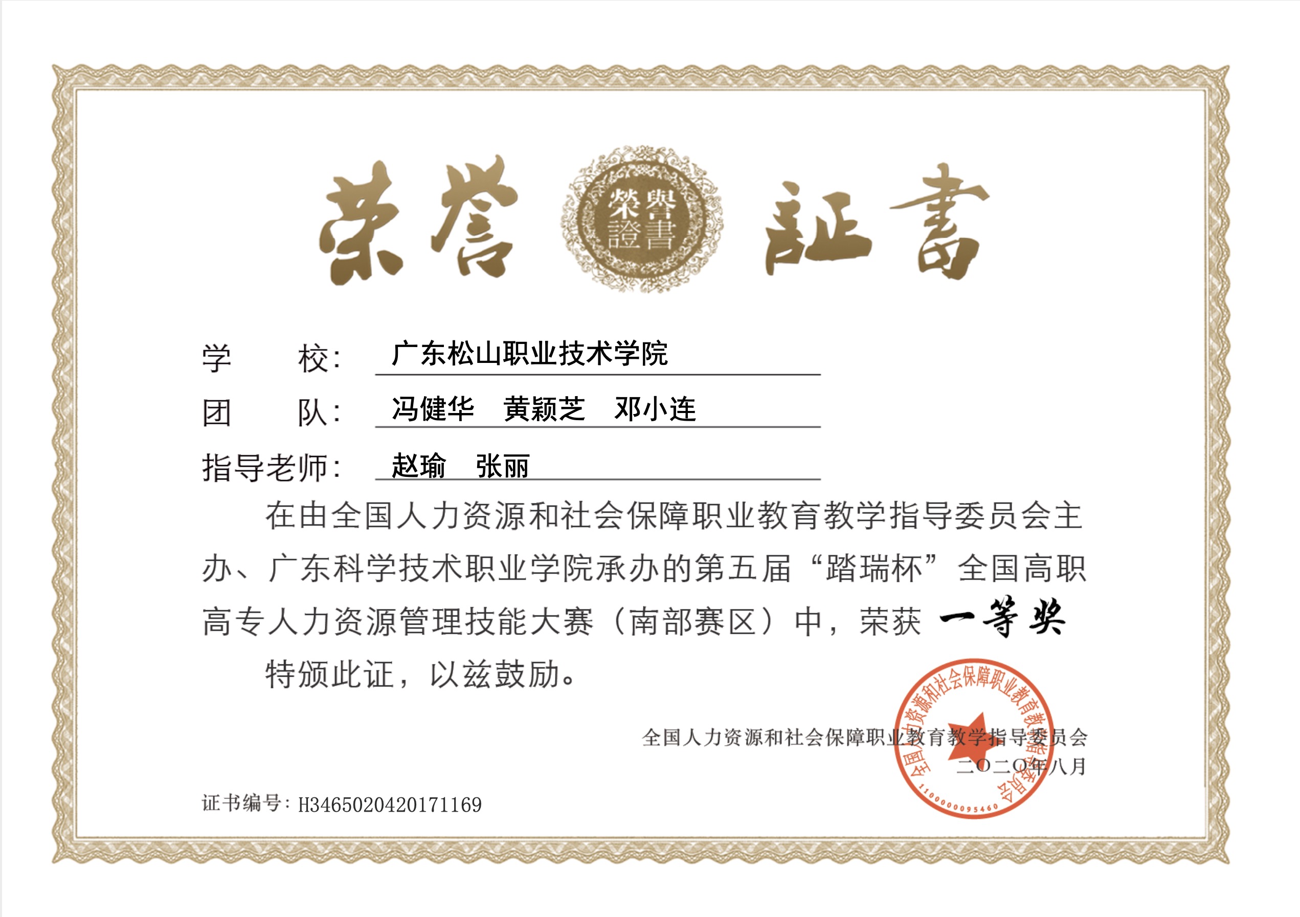 人力资源获奖